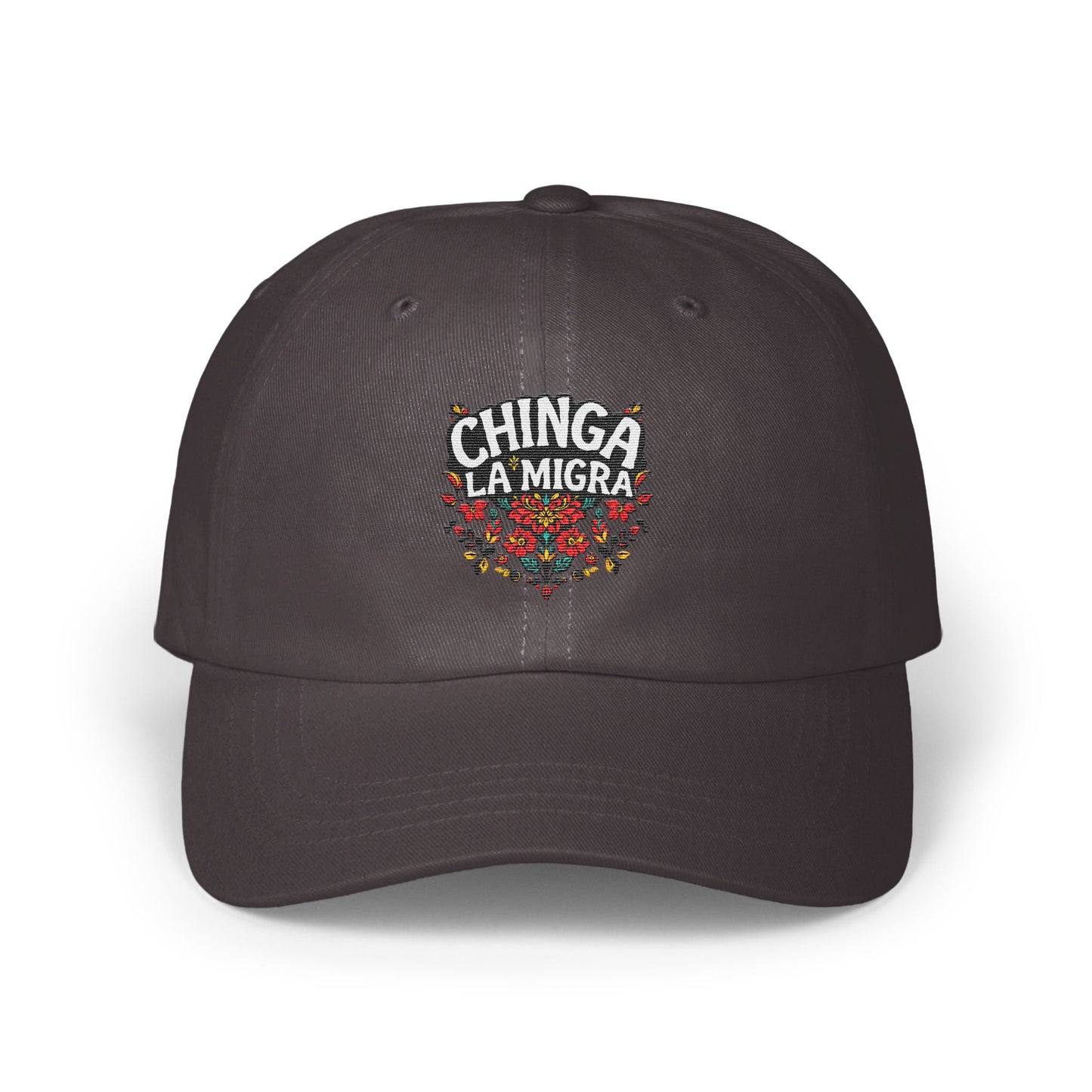Chinga La Migra Embroidered Baseball Cap product type