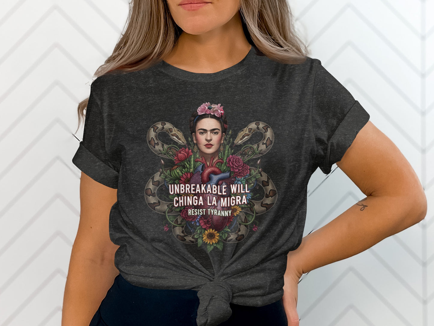 Unbreakable Will Chinga La Migra Resist Tyranny product type