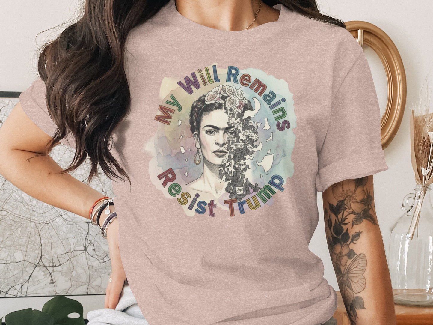 My Will Remains Resist Trump T-shirt product