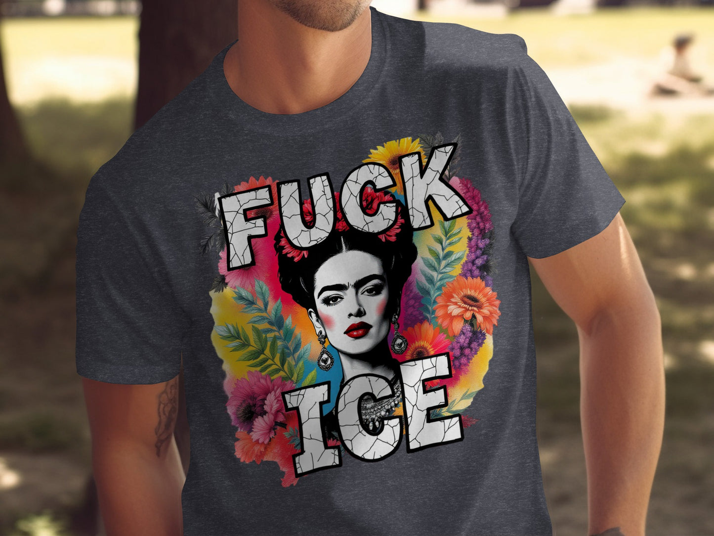 Bold Frida Statement Graphic Tee for those who resist product