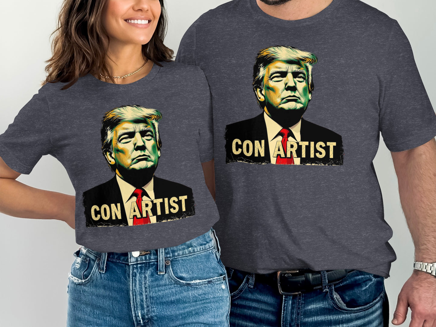 Con Artist Graphic Tee Shirt Unique Fun Product