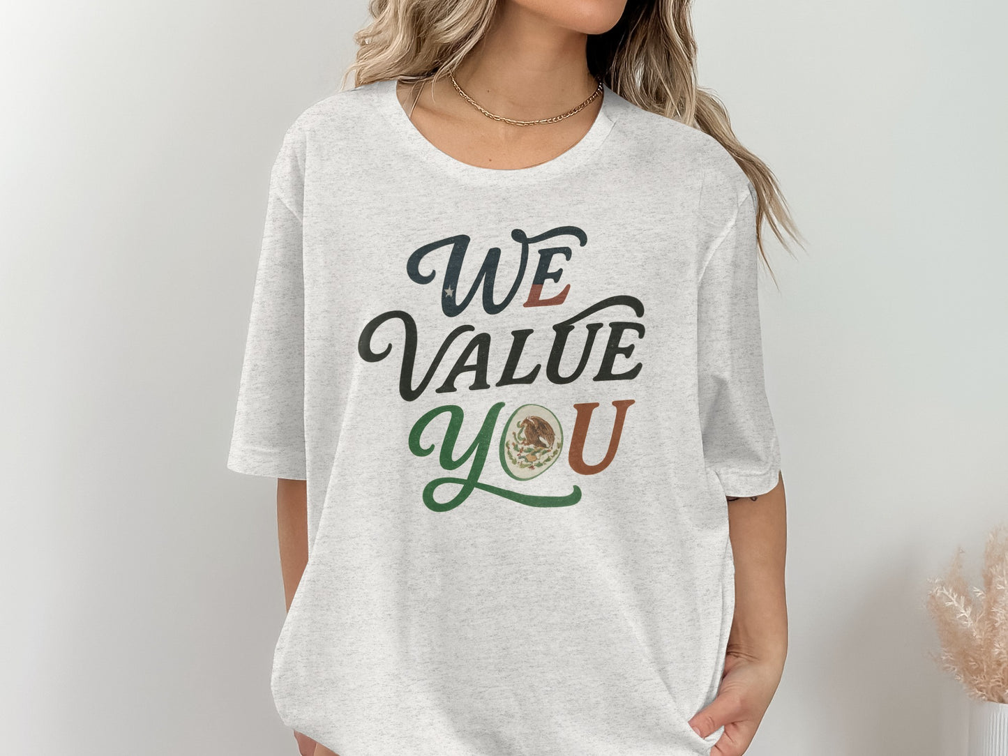 We Value You Graphic Statement T-Shirt product type