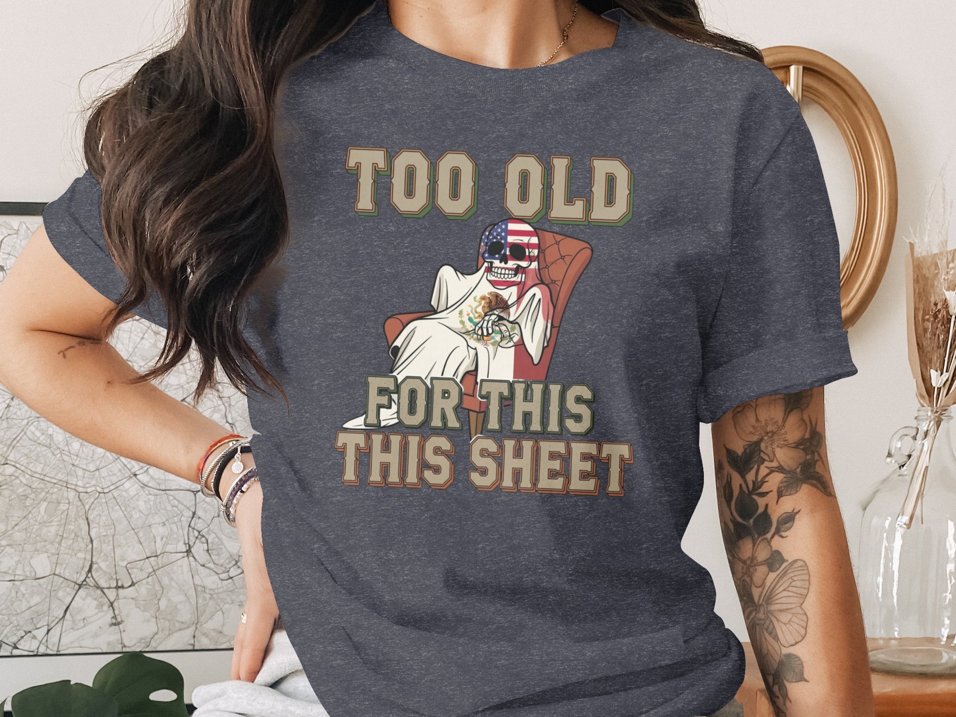 Too Old For This This Sheet Graphic Tee product