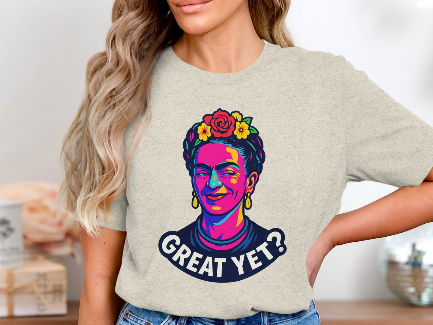 Colorful Great Yet Graphic T-shirt for Women product