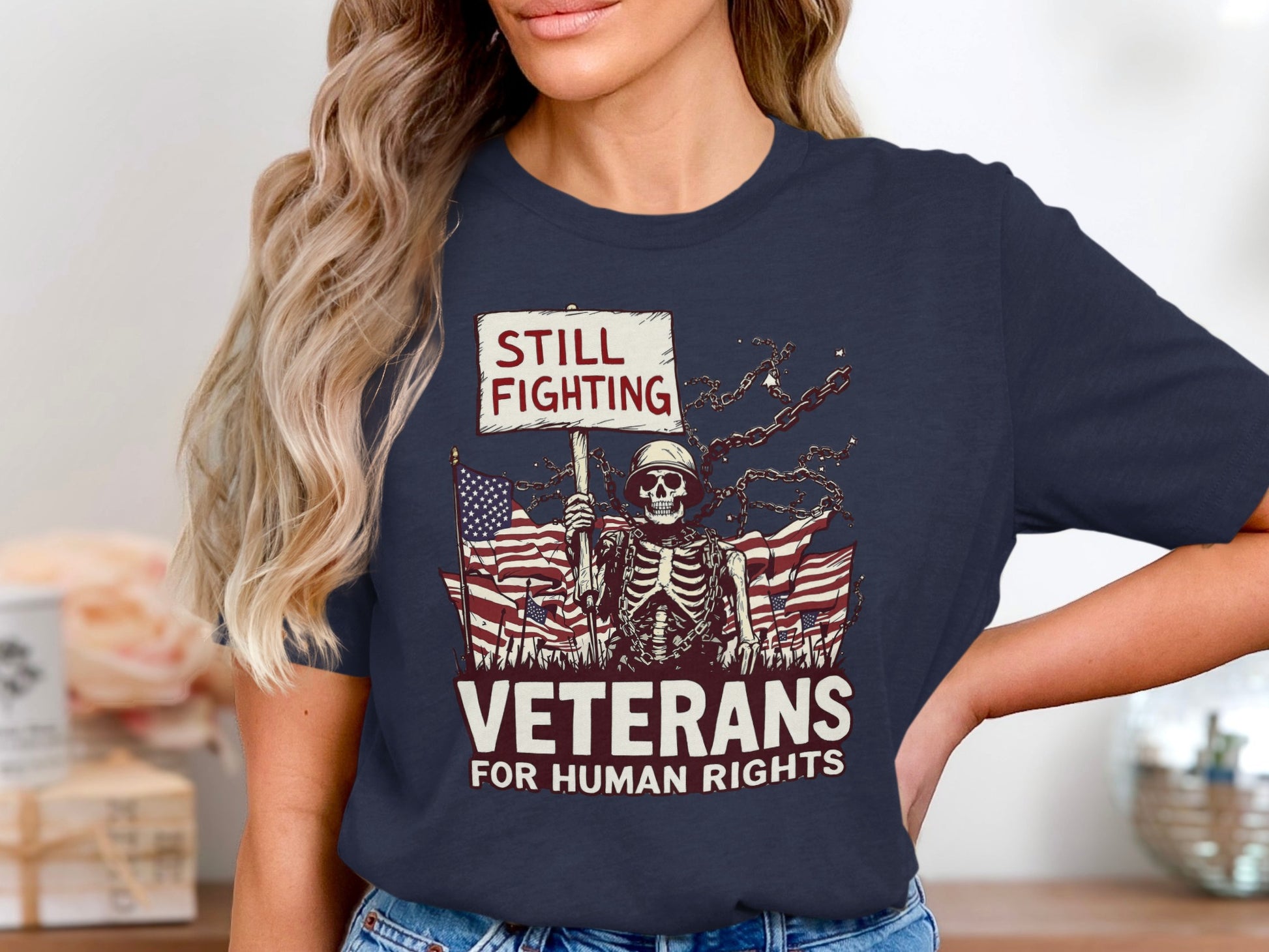 Still Fighting Veterans for Human Rights T-shirt