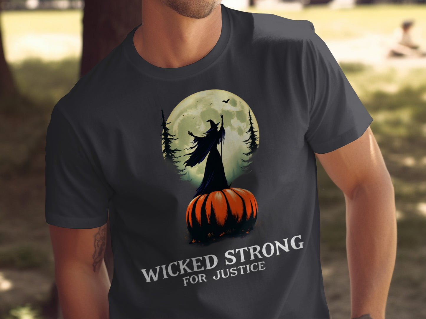 Wicked Strong For Justice Witch Halloween T-Shirt product