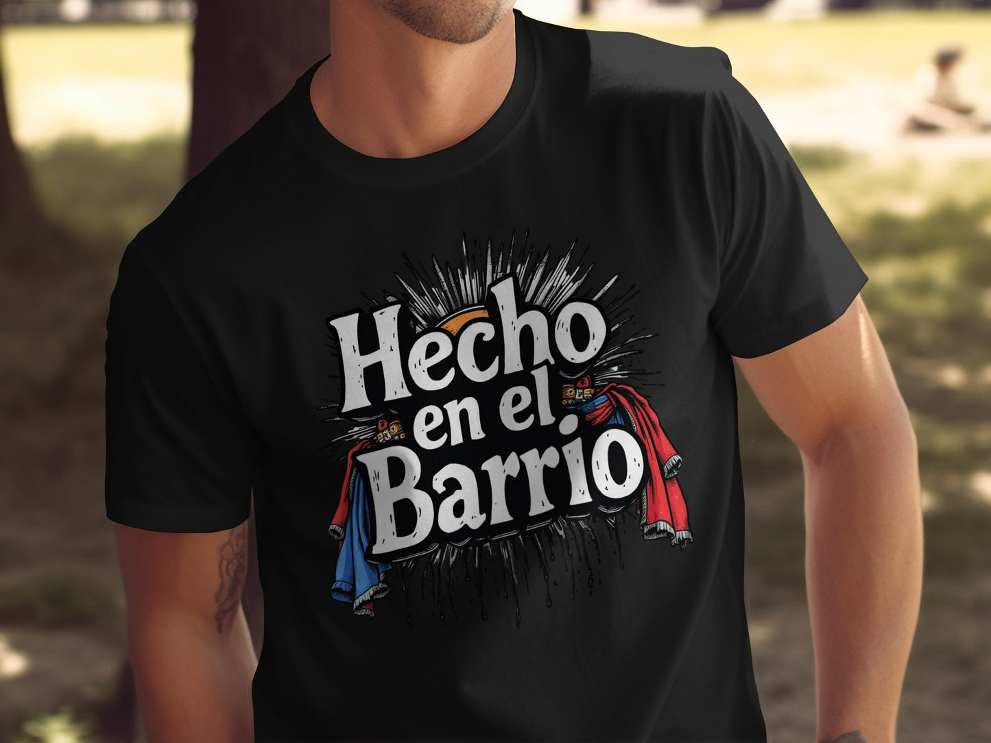 Hecho en el Barrio Creative Graphic Shirt product type