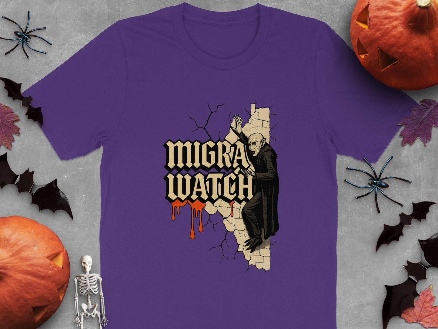 Migra Watch Halloween Vampire T-shirt Halloween product