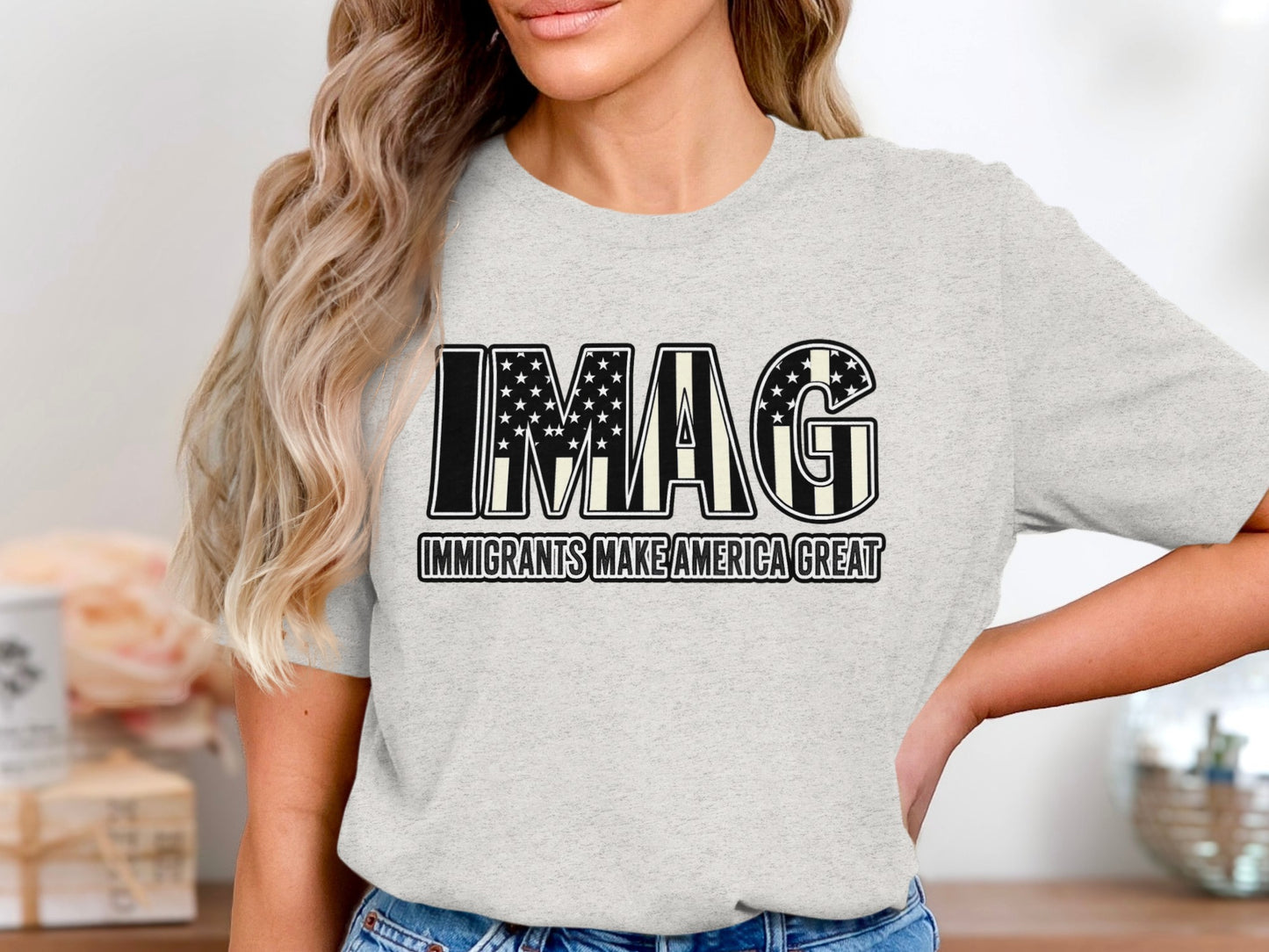 Immigrants Make America Great IMAG Shirt product type