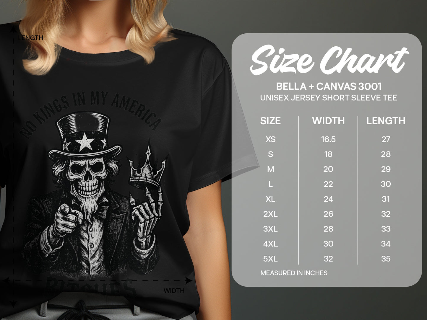 No Kings In My America Graphic T-Shirt product