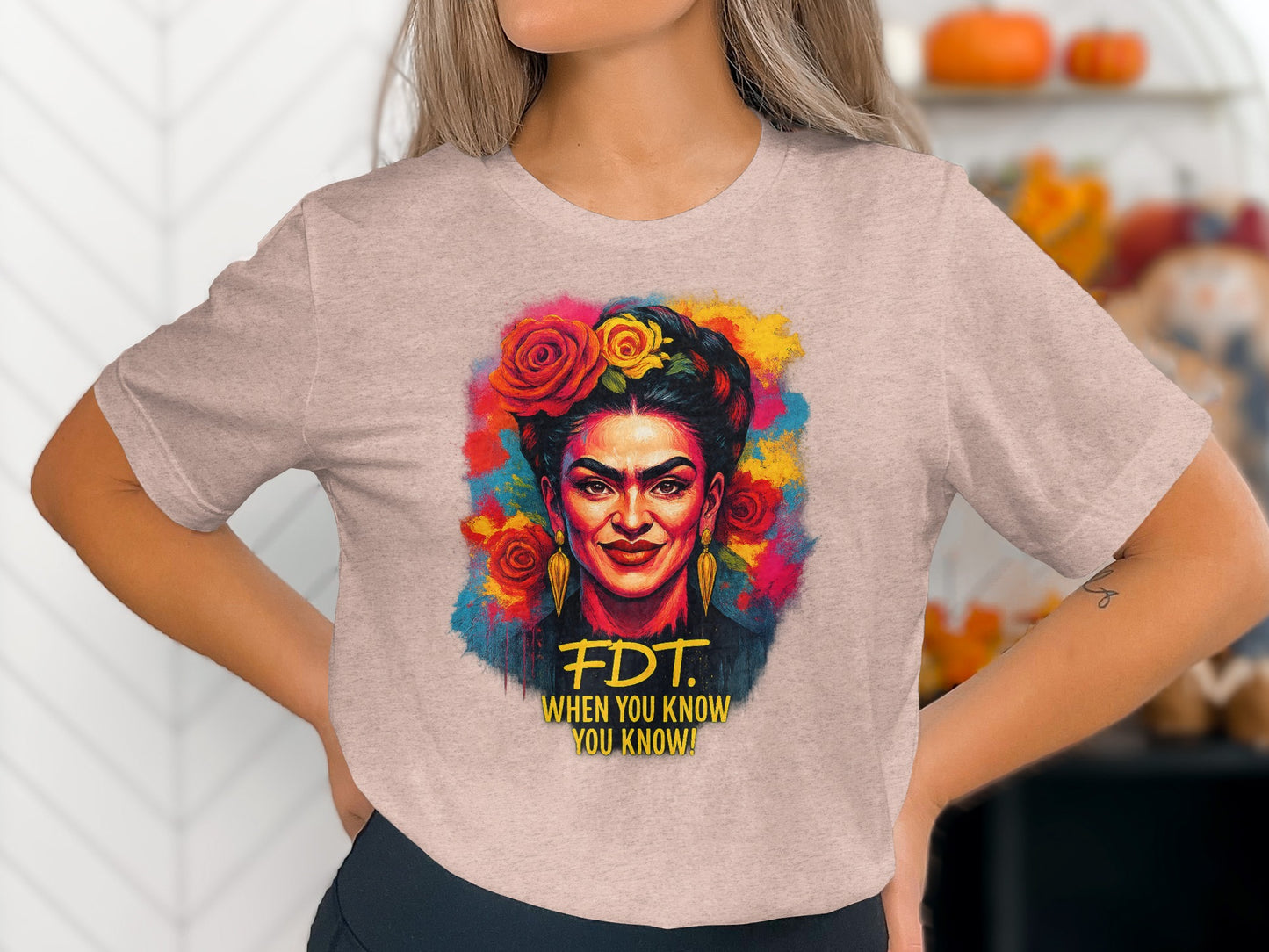 Colorful Artistic FDT When You Know You Know! T-Shirt product