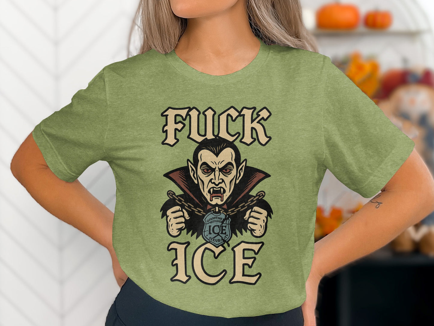 Vintage Vampire Graphic Statement T-Shirt product type