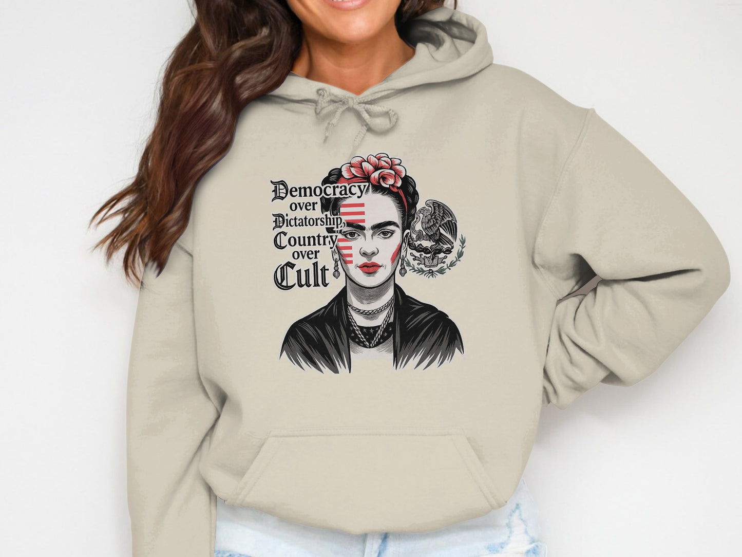 Democracy over Country Cult Hoodie product type