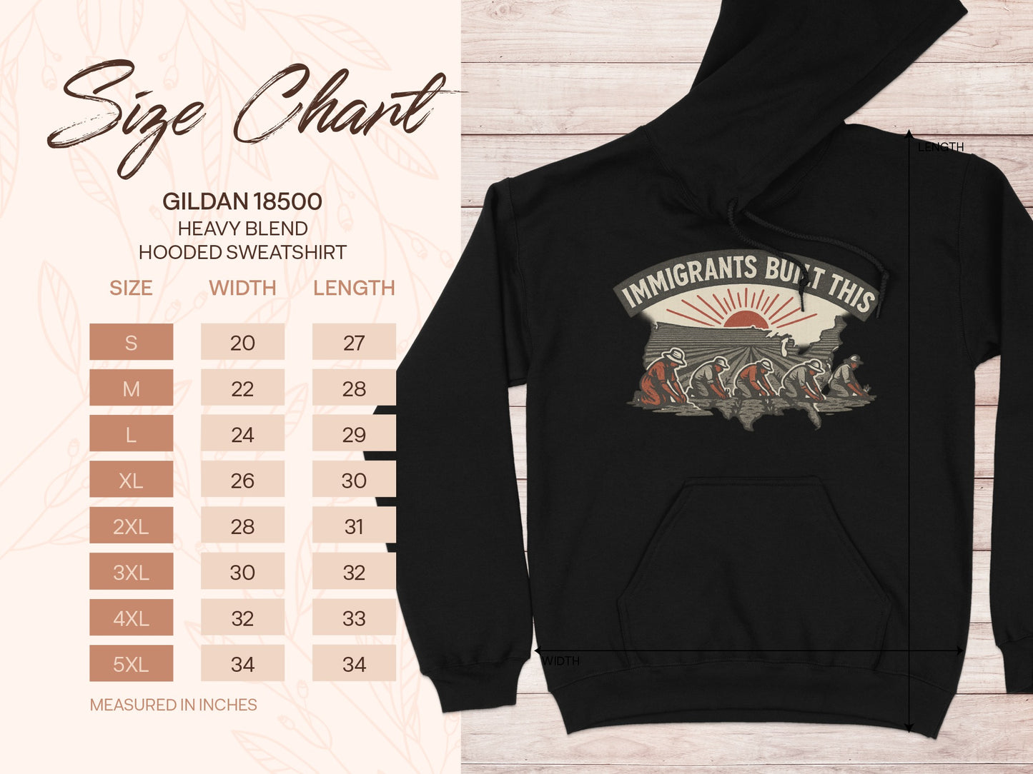 Immigrants Built This Design Heavy Blend Sweatshirt product