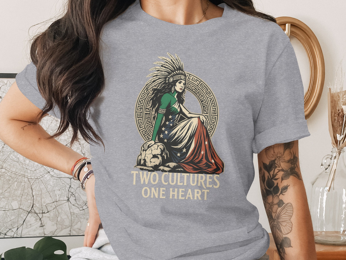Two Cultures One Heart Women's T-shirt product type