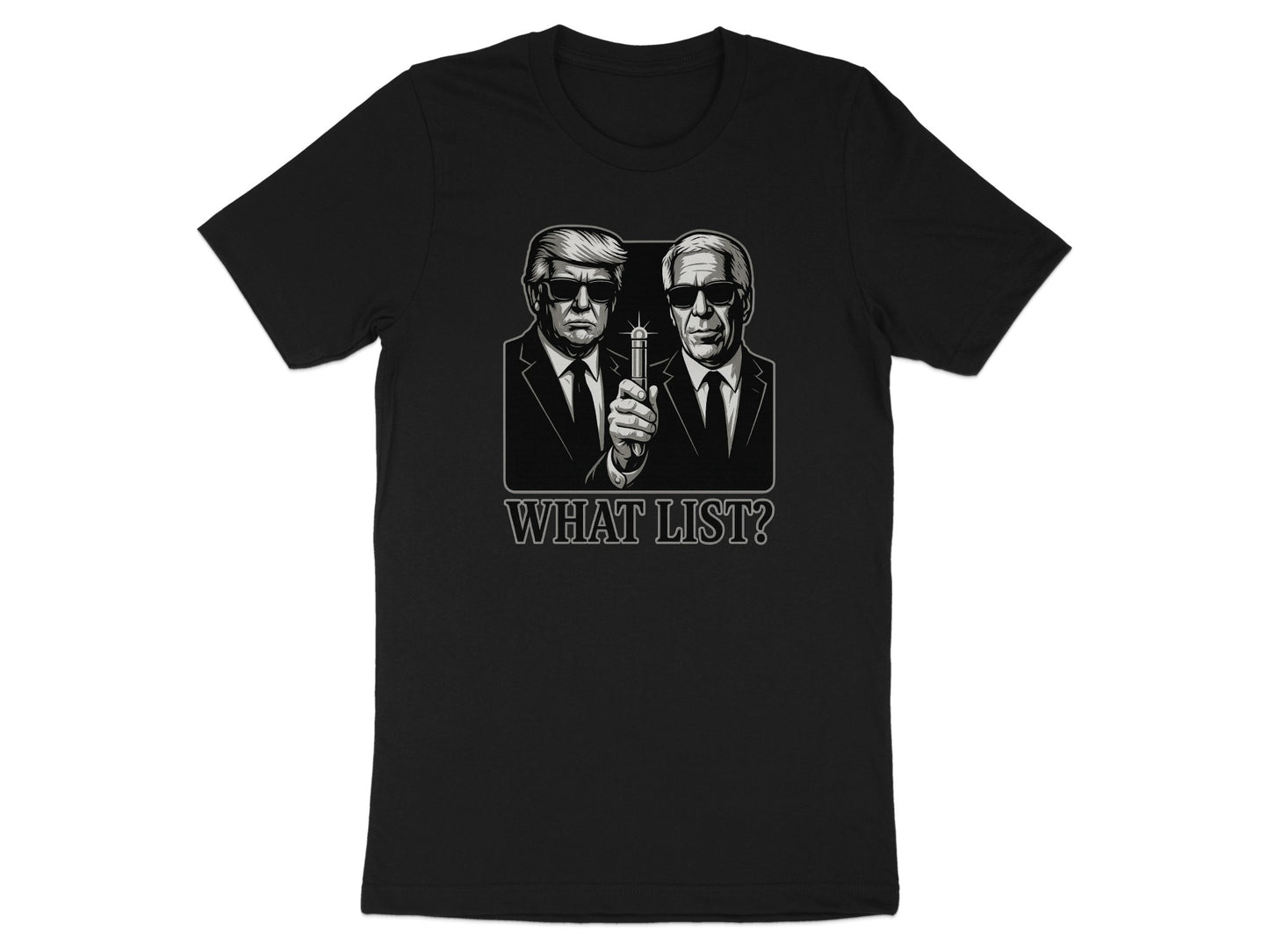 What List Design Black Funny Humor Tee Shirt product