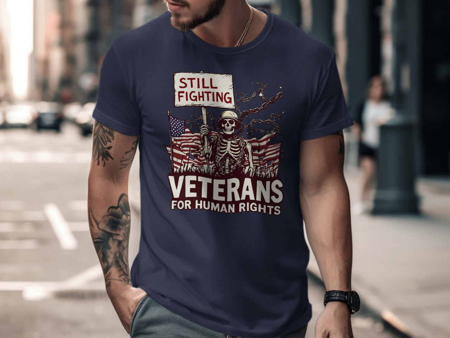 Still Fighting Veterans for Human Rights T-shirt