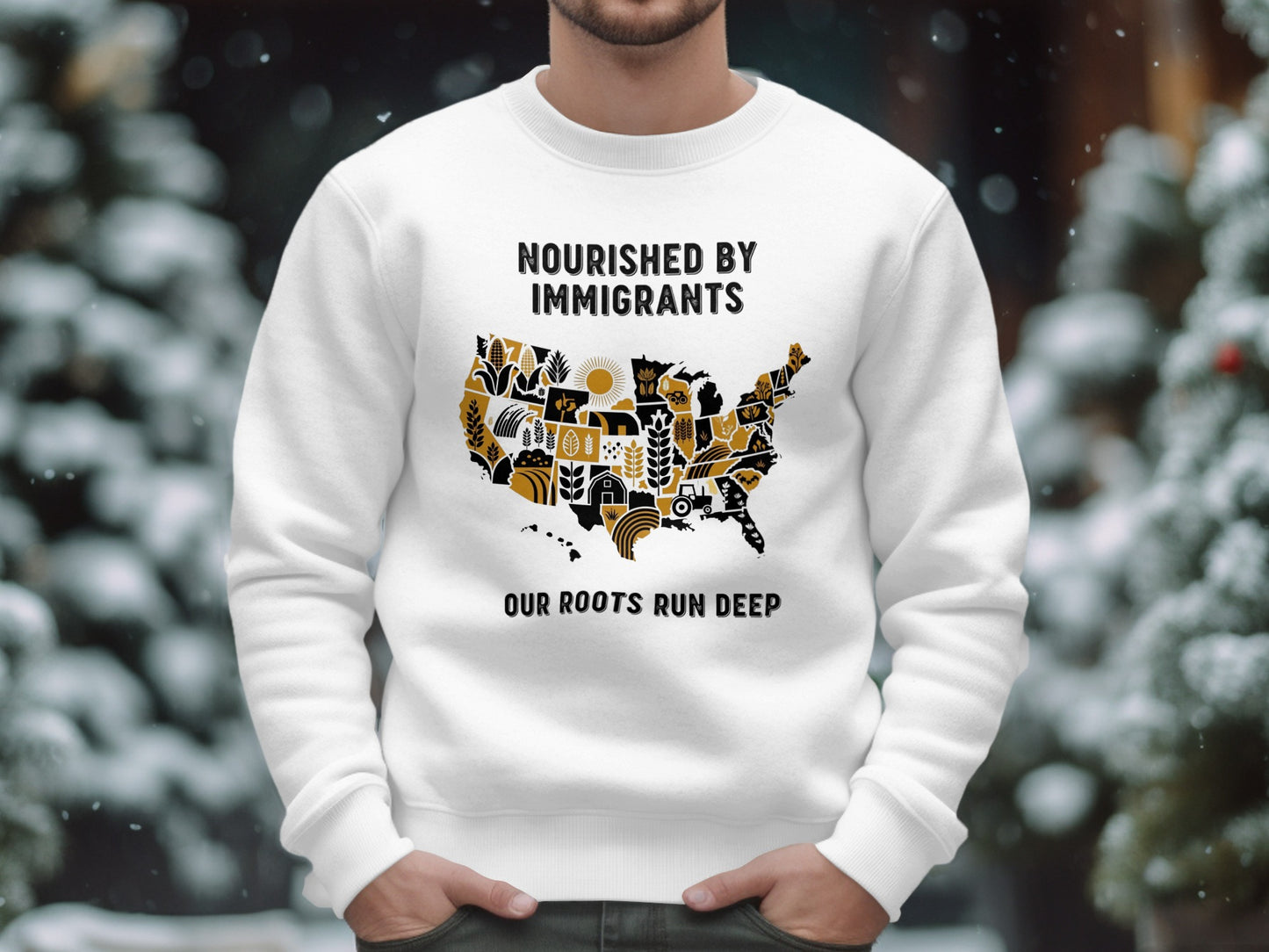 Nourished By Immigrants Our Roots Run Deep product type
