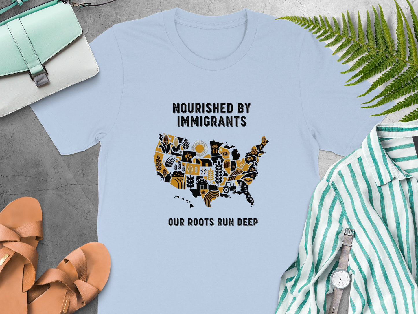 Nourished by Immigrants Our Roots Run Deep product type