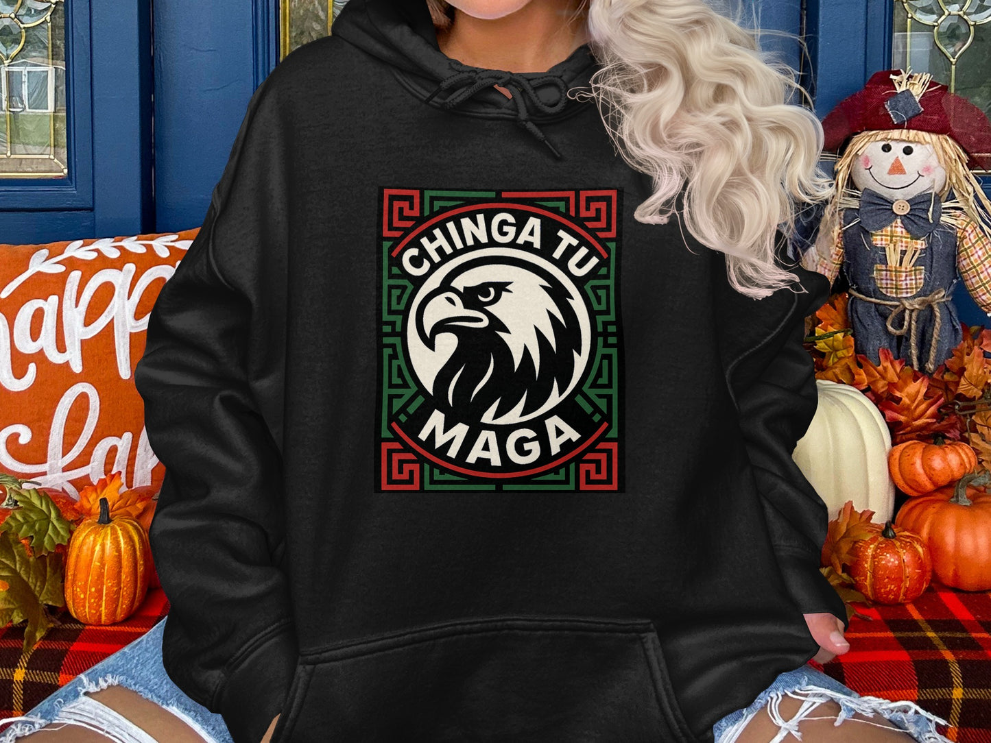 Chinga Tu Maga Graphic Design Hoodie product