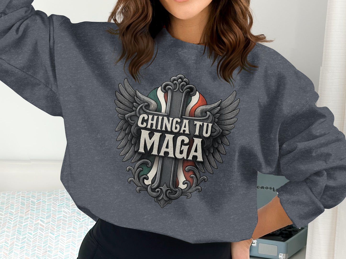 Chinga Tu Maga Graphic Sweatshirt Casual Product Type