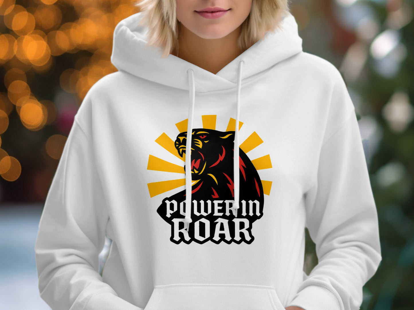 Fierce and Bold Powerful Roar Graphic Hoodie product