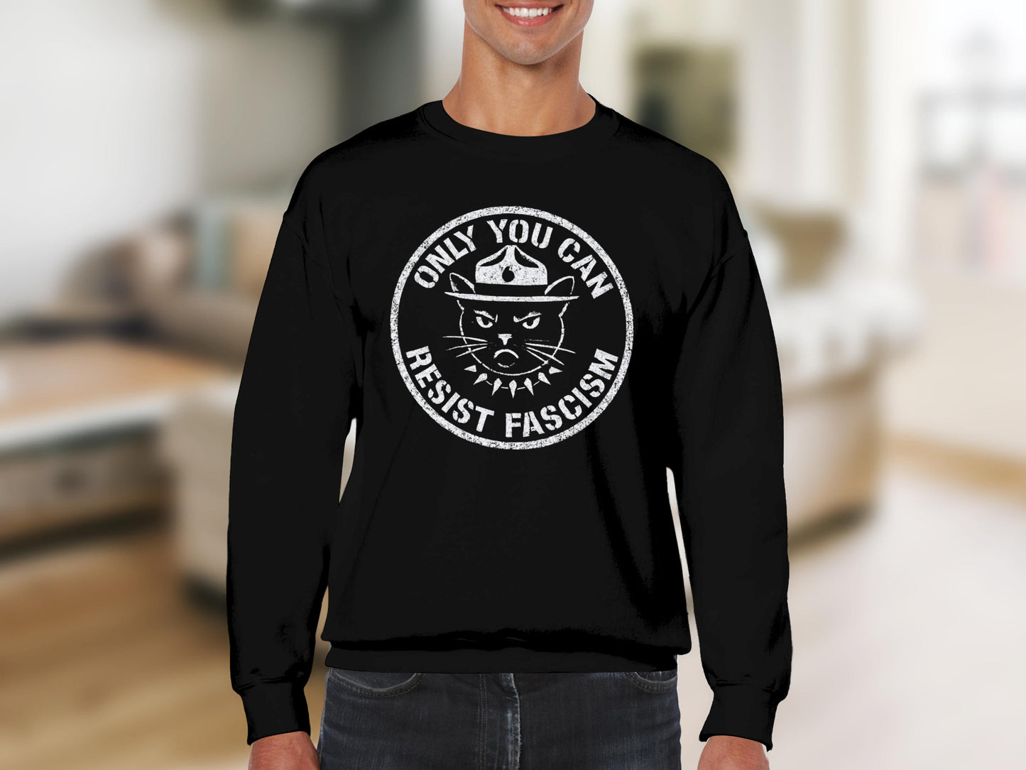 Only You Can Resist Fascism Graphic Sweatshirt product