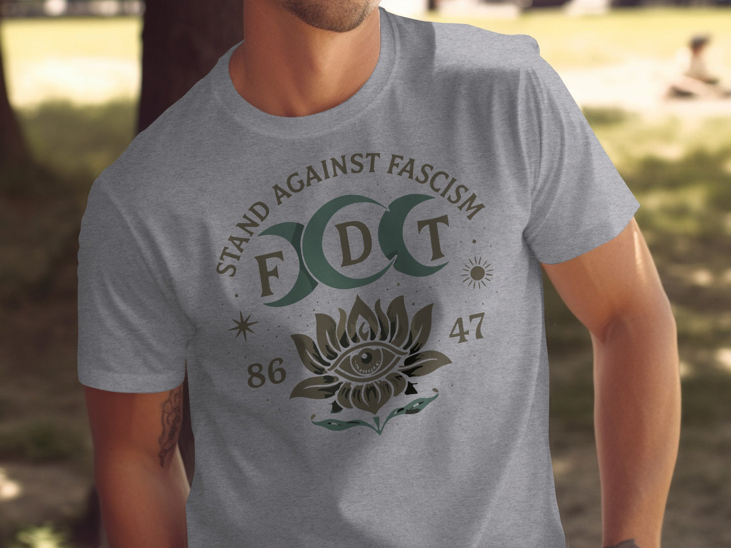 Stand Against Fascism FDCT Graphic T-Shirt