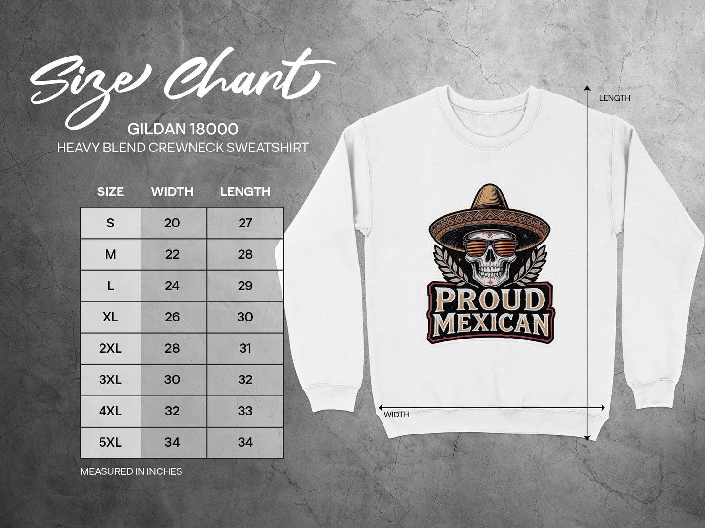 Proud Mexican Skeleton Sweatshirt Product