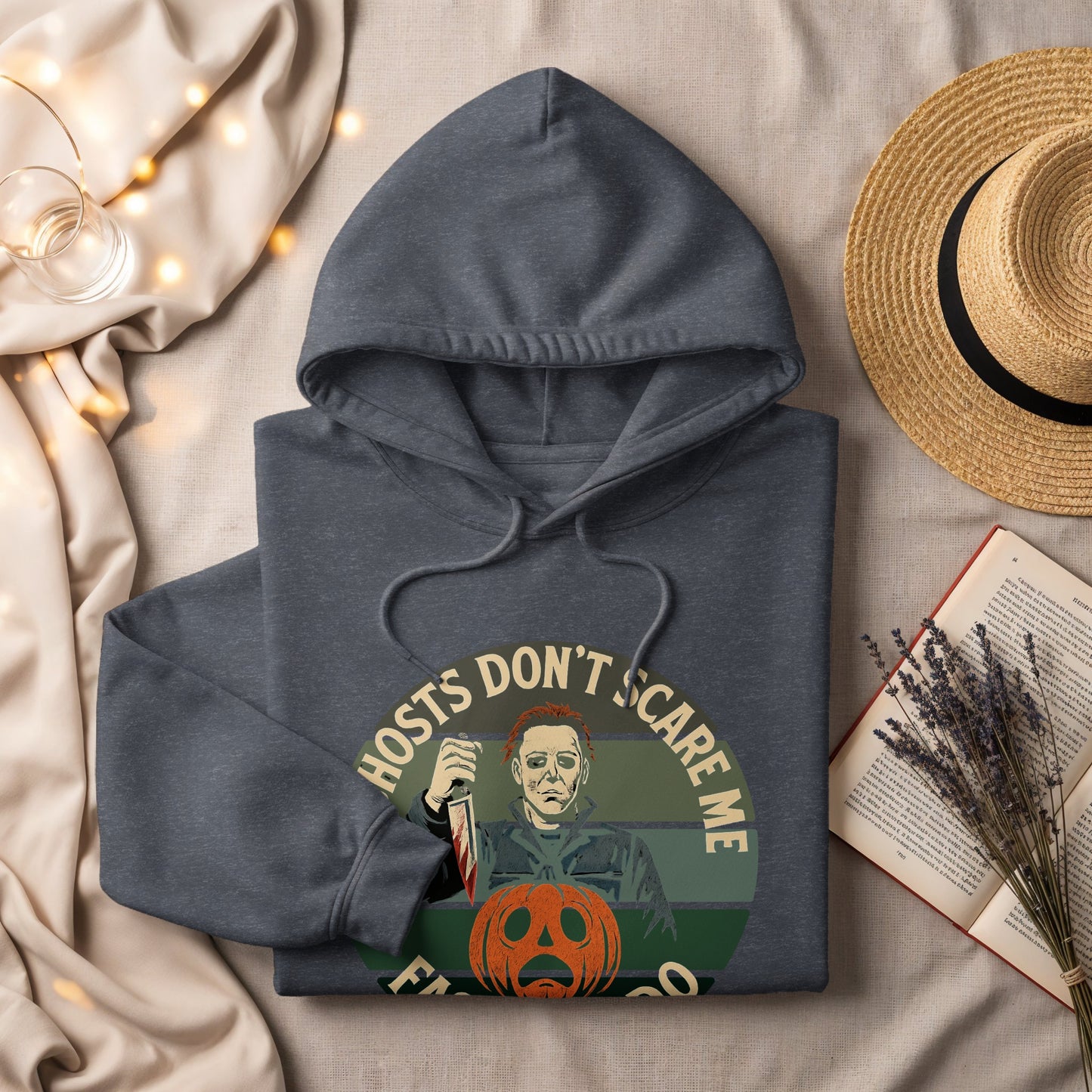 Ghosts Don't Scare Me Funny Hoodie product