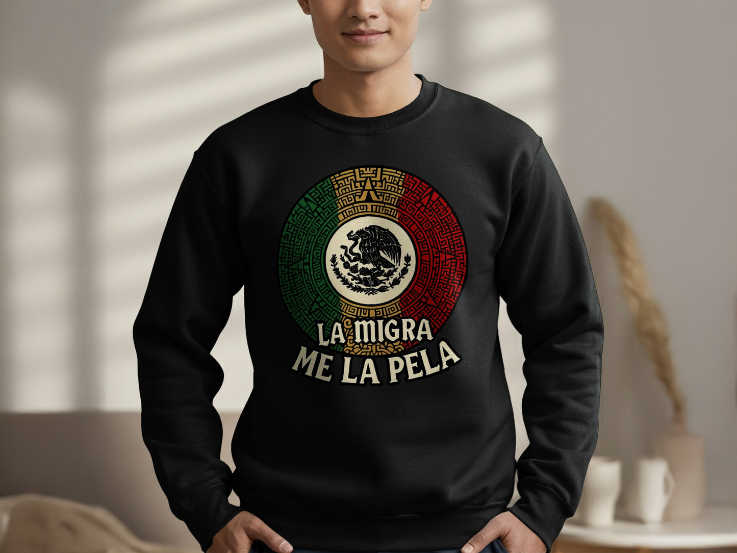 La Migra Me La Pela Graphic Printed Sweatshirt product