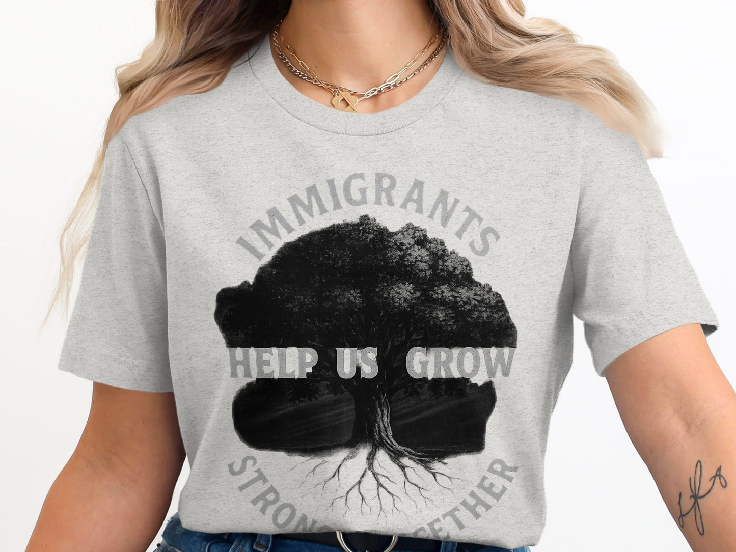Immigrants Help Us Grow Stronger Together Shirt product