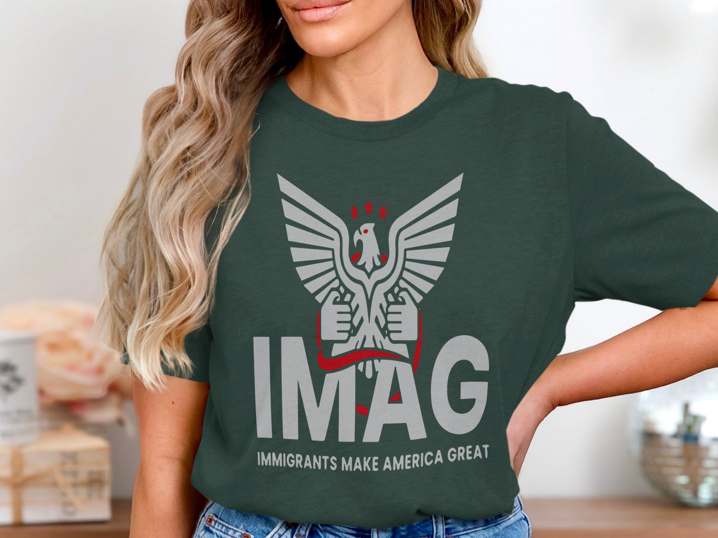 Immigrants Make America Great Graphic Tee product