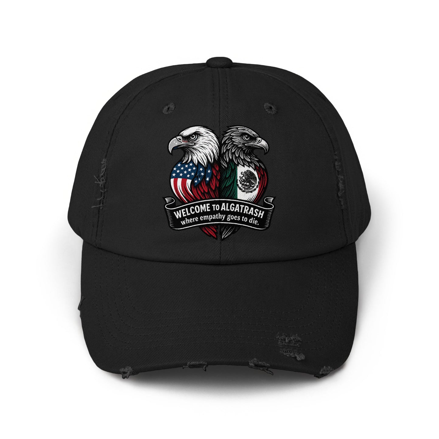 Welcome to Algatrash Distressed Baseball Cap product