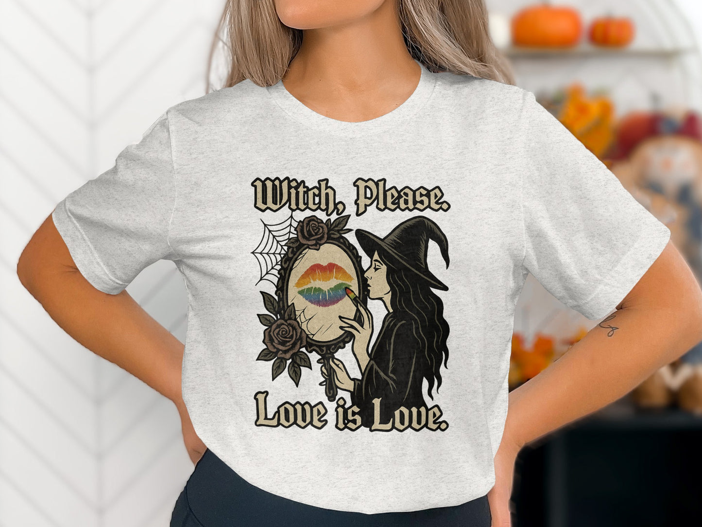 Witch Please Love is Love Graphic T-Shirt product
