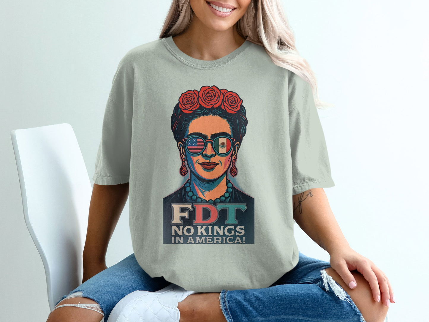 FDT No Kings In America Graphic Casual Oversized product type