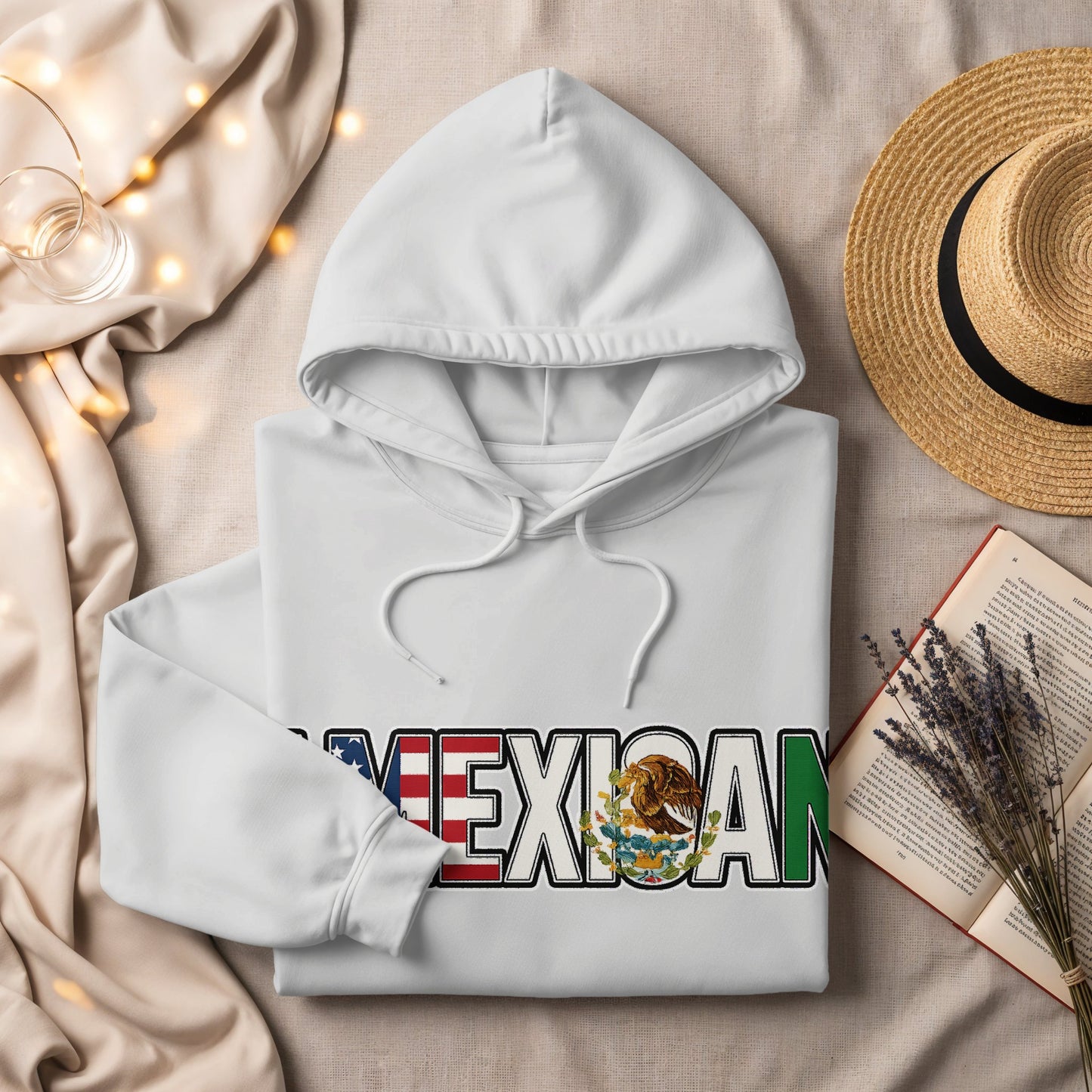 I'm Mexican Flag Text Hoodie product