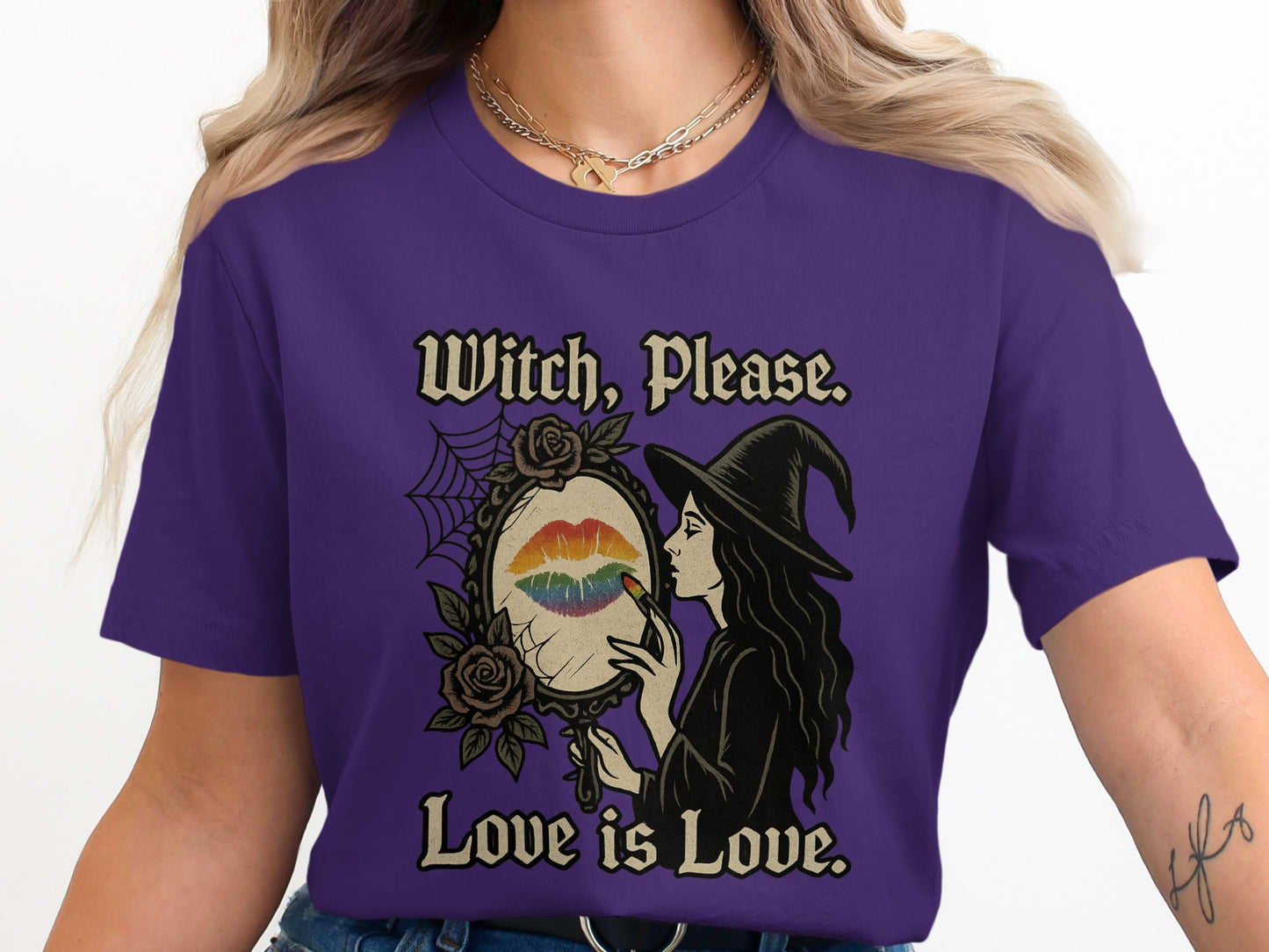 Witch Please Love is Love Graphic Tee product