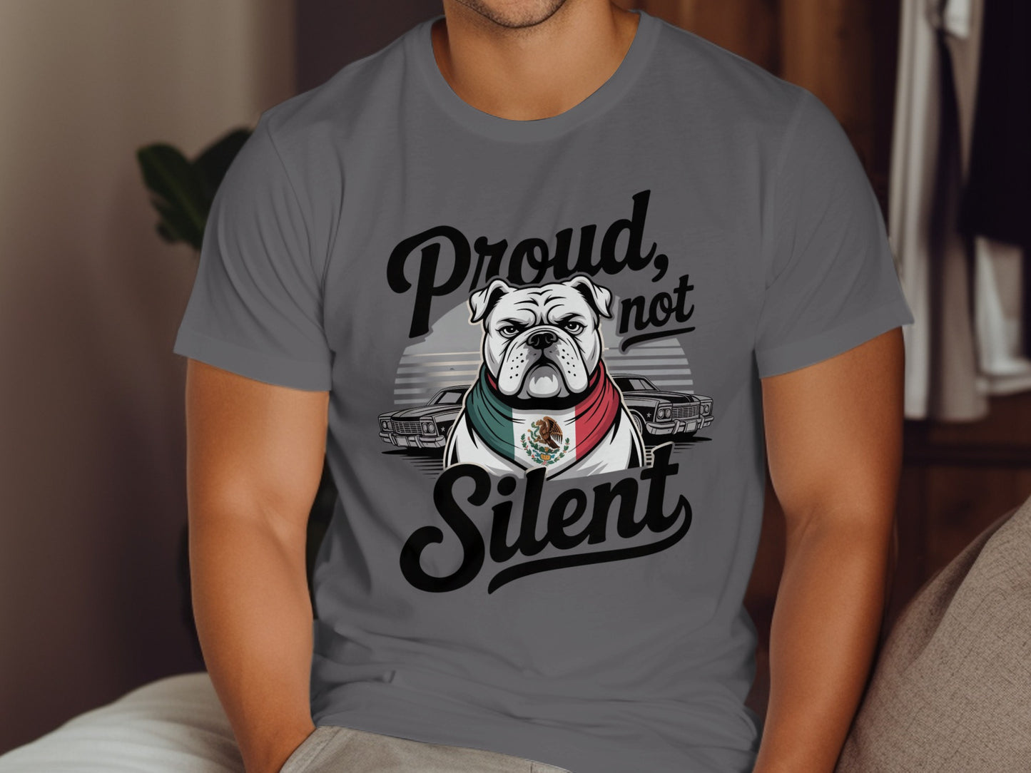 Proud Not Silent Bulldog Graphic T shirt product type