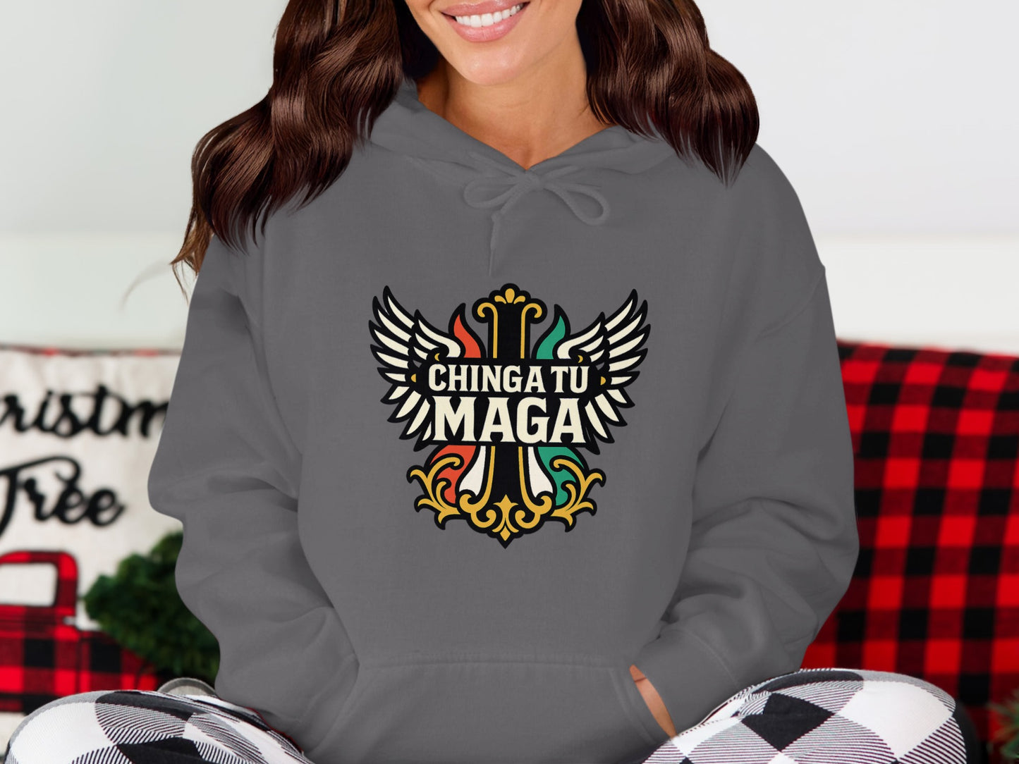 Chinga Tu Maga Hoodie Bold Statement Apparel product type