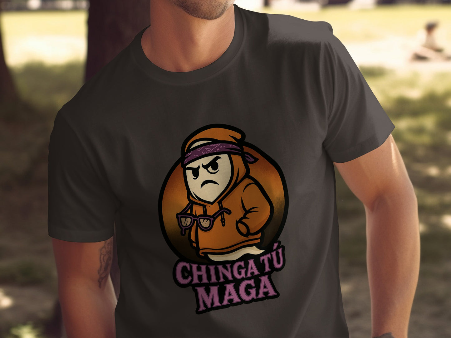 Chinga Tu Maga Hoodie Character Printed T-Shirt product type