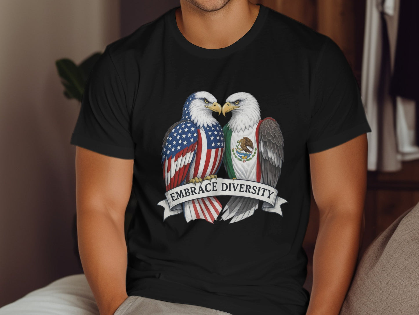 Embrace Diversity Bald Eagles Graphic Tee product