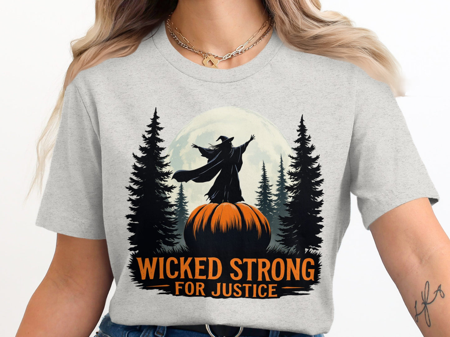 Wicked Strong for Justice Graphic T-Shirt product