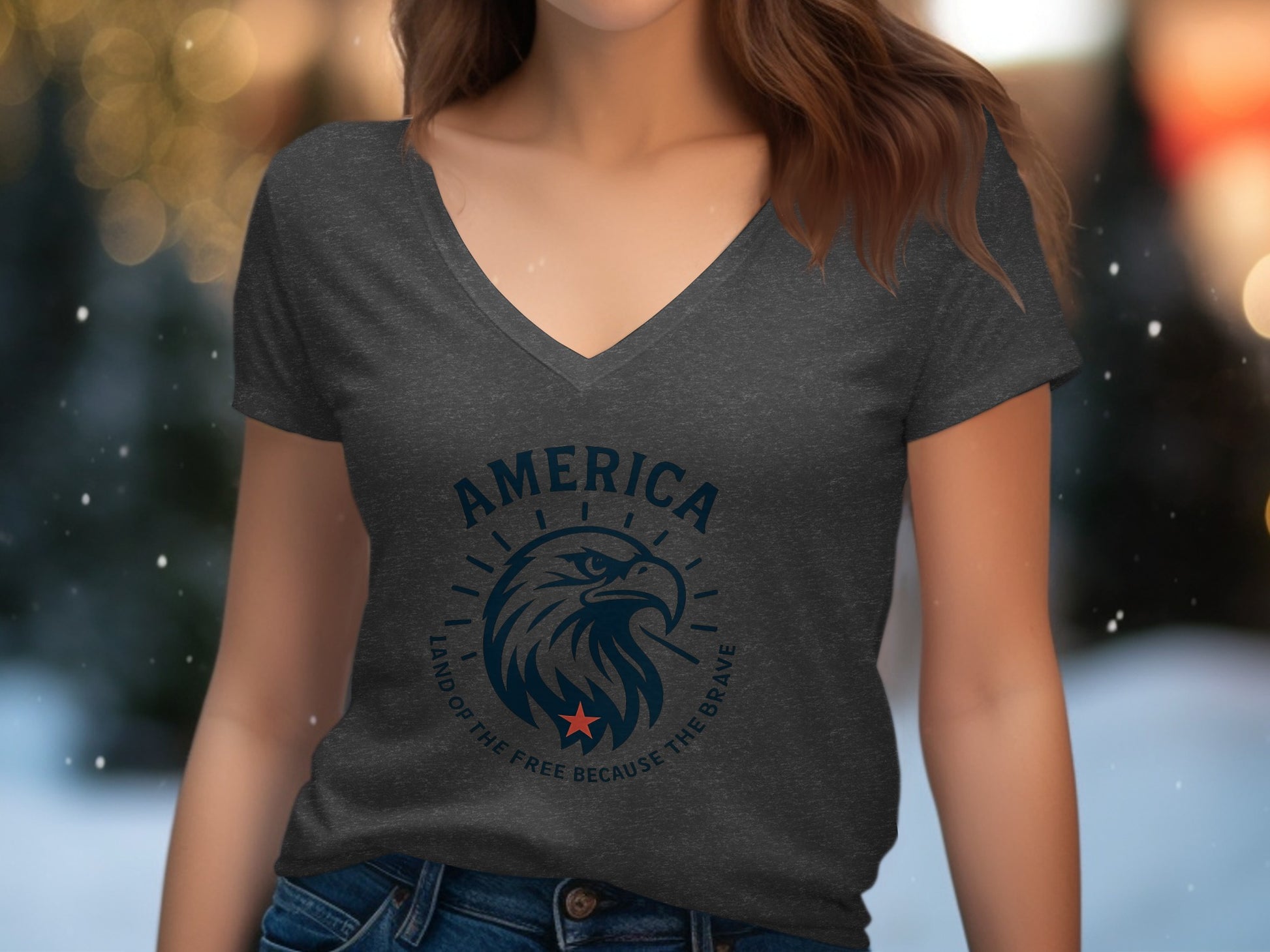 America Land of the Free Because the Brave T-Shirt product