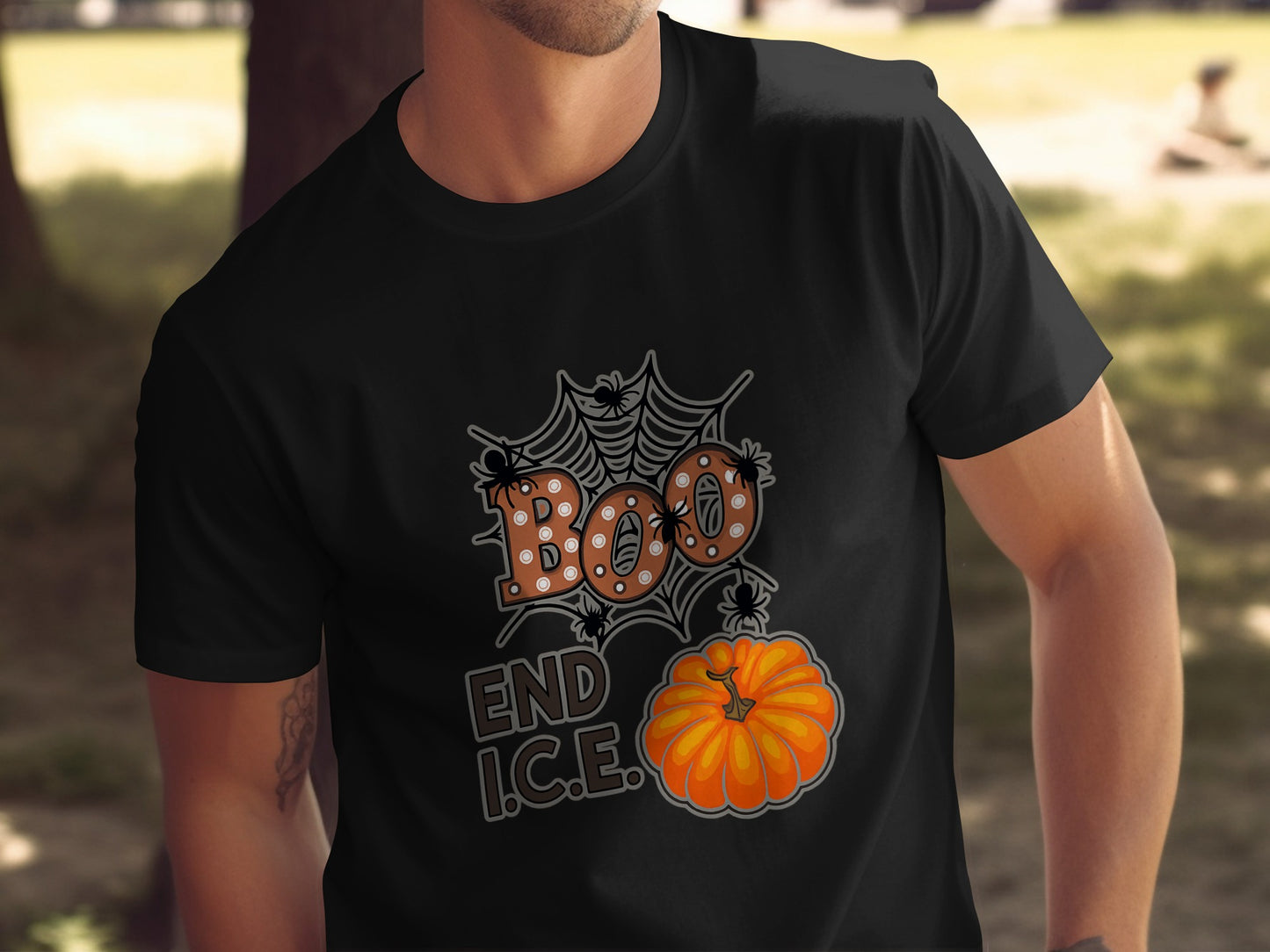 Boo End I.C.E. Halloween Graphic T-Shirt product type