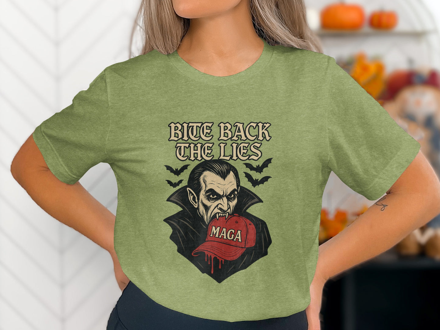 Bite Back The Lies Halloween Themed T-shirt product