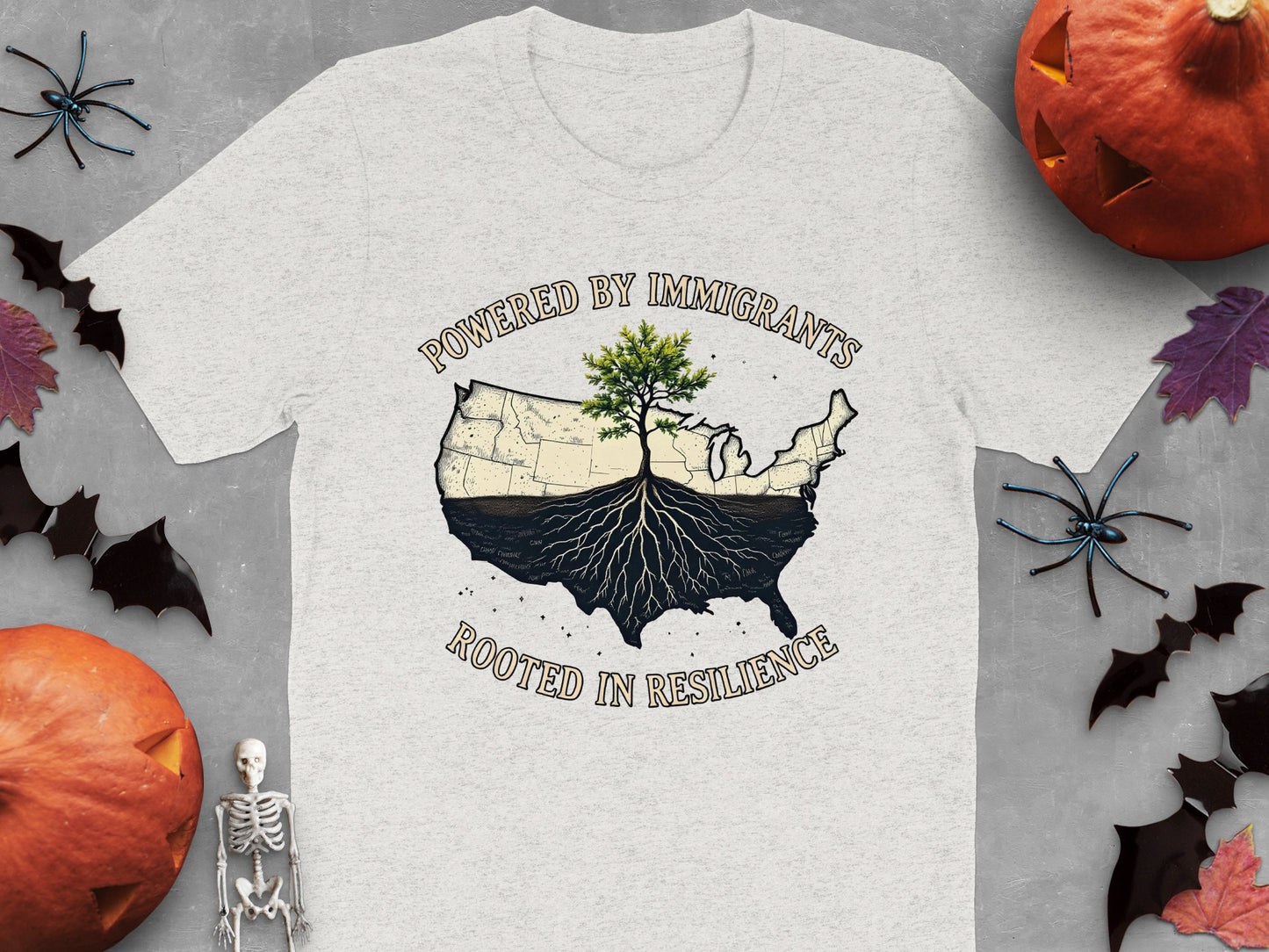 Powered by Immigrants Resilience Graphic T-shirt product
