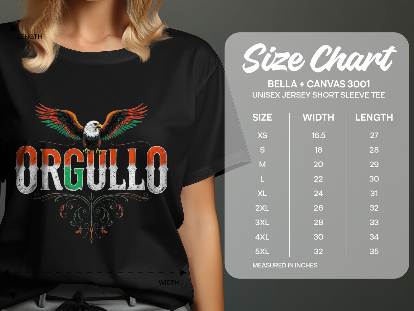Orgullo Eagle Graphic Bella Canvas Shirt product