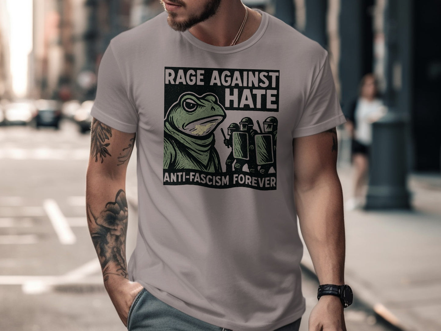 Rage Against Hate Anti-Fascism Forever T-shirt
