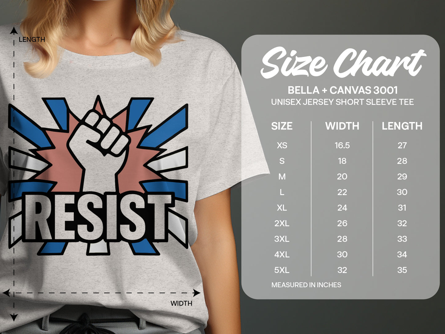 Resist Design Shirt Unisex Jersey Short Sleeve Tee product